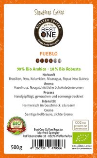 BestOne Bio und Fairtrade Cafe Crema Pueblo